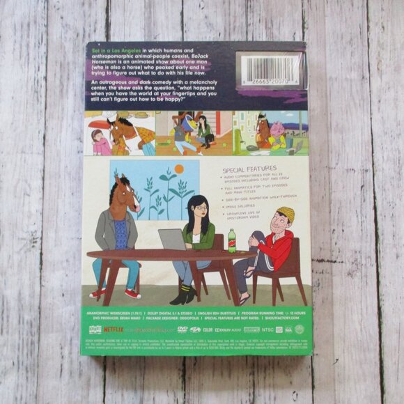 BoJack Horseman Seasons 1&2 Collector's Edition DVD Set NEW - Picture 2 of 3